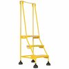 Vestil 63.4375 H Steel 3 Steps LAD-3-Y-P